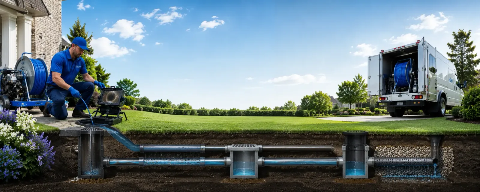 Outdoor drain cleaning information for East Bridgewater, MA